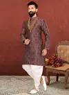 Vastra Swarg Stylish Party Wear Wholesale Kurta Pajama Mens Collection